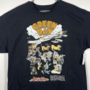 🔥🔥 “NWT” GREEN DAY DOOKIE 1994 Tour Reprint Music Band Concert Tee Men Sz 2XL